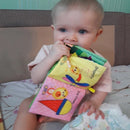 Baby Rattles Mobiles Toy Soft Animal Cloth Book Newborn Stroller Hanging Toy Bebe Early Learning Educate Baby Toys 0 12 Months