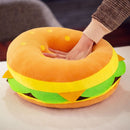 New Plush toys hamburger shape pillow creative funny plush toy doll cushion pillow child gift realistic hamburger stuffed toys