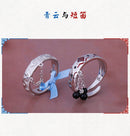 魔道祖师动画版COSPLAY戒指S925银情侣指环时尚饰品礼物