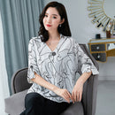 Women's t-shirts Overweight Plus Size Women Clothing Summer Style Chiffon Shirt Top Tee Woman Tees Tops Oversize Women's t-shirt
