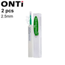 ONTi一键式光纤清洁笔可清洁2.5mm SC FC ST和1.25mm LC MU连接器，清洁次数超过800次