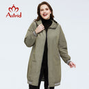 Astrid Spring new arrival trench coat for women outerwear high quality Oversize long style spring coat women AS-9373