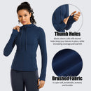 Sportswear Woman'S Sports Jacket Women'S Matte Brushed Full Zip Up Hoodie Coats Outerwear Hooded Workout Sports Jackets Pockets