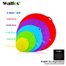 WALFOS Silicone Bowl Cover Food Saver Pot Lid Cover For Pan Flower Shape Spill Stopper Cooking Tool Lid Microwave Cover