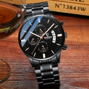 CHENXI Men Watches Chronograph Top Luxury Brand Sport Quartz Watch Men Waterproof Casual Leather Wristwatch Relogio Masculino