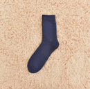 冬季加厚男袜 保暖羊毛袜 男士加绒中筒袜 Calcetines meias