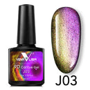 Nail Art Design Manicure Venalisa 7.5Ml Soak Off Enamel 9D Cat Eyes Magnetic Gel Polish UV Gel Nail Polish Lacquer Varnish
