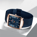 REWARD Top Brand Men's Watch Business Relogio Masculino Square Quartz Man Watch Men Wristwatch Full Steel Waterproof Male Watch
