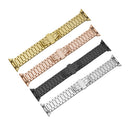 Stainless Steel strap for Apple Watch band 44 40 42 38 41 44mm For iWatch band Butterfly Metal Bracelet 5 4 3 se 6 7 Series