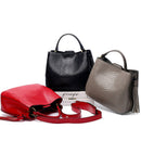 Zency Luxury Women Genuine Leather Handbags 2022 Fashion High Quality Female Shoulder Bag New Design Lady Top-Handle Bags