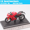 Maisto 1:18 杜卡迪Panigale V4 S GP Corse 摩托车模型压铸件与玩具车 X Diavel 1098s 848 EVO GP18 赛车