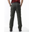 Men's Overalls Military Army Cargo Pants Spring Cotton Baggy Denim Pants Male Multi-pockets Casual Long Trousers Plus Size 42