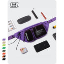 INFLATION Multi-pocket Double Zipper Streetwear Waist Bag Clear Fanny Pack Belt Bag Transparent Plastic Large Bum Bag 228AI2019