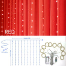3m 100/200/300 LED Curtain String Light Flash Garland Rustic Wedding Party Decoration Table Bridal Shower Bachelorette Home Gift