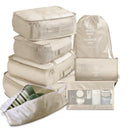 8Pcs/set Travel Clothes Classification Storage Bag For Packing Cube Shoe Underwear Toiletries Organizer Pouch Travel Accessories