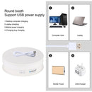 PULUZ USB Electric 360 Degree Rotating Turntable Display Stand For Photography Video Vlog Shooting Props Turntable 15 30cm