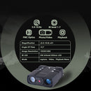 WILDGAMEPLUS WG500B 1080P高清夜视望远镜 3.6-10.8倍数码变焦红外狩猎夜视双筒望远镜 红外线望远镜