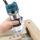 800W Woodworking Electric Trimmer Wood Milling Engraving Slotting Trimming Machine Carving Machine Routers for Woodworking
