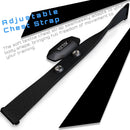 KYTO Heart Rate Monitor Chest Strap Bluetooth 4.0 ANT Fitness Sensor Compatible Belt Wahoo Polar Garmin Connected Outdoor Band