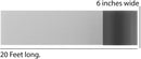 6"x20' Plastic Gutter Guard Plastic Mesh Guards Easy Install Gutters Cover