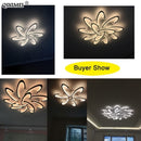 Remote Control Led Ceiling Light With Ultra-thin Acrylic Lamp Ceiling For Living Room Bed Room Flush Mount Lamparas De Techo
