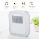 LED Plug-in Motion Sensor Light Wall Night Lamp Light with Brightness 30s/60s/90s/120s Lighting Time Adjustable for Living Room