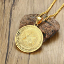 Vnox Antique Men Neckalces Triangle Eye of Providence Illuminati Pyramid All Seeing Eye Stainless Steel Pendants  Punk Jewelry