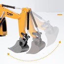 2.4Ghz 6通道 1:24 遥控挖掘机玩具 遥控工程车 合金和塑料挖掘机 RTR 儿童圣诞礼物