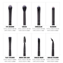 Zoreya Brand Soft Synthetic Bristles Makeup Brush Set Eye Make Up Tool Cruelty Black Blending Crease Foundation Brushes Box Gift