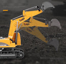 2.4Ghz 6通道 1:24 遥控挖掘机玩具 遥控工程车 合金和塑料挖掘机 RTR 儿童圣诞礼物