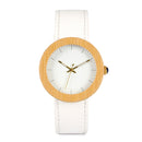 BOBO BIRD Women Bamboo Watches Gold Back Case Japan Quartz Movement as Good Gift for Ladies Stainless Steel Watch L-J27