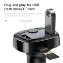 Baseus FM Transmitter Handsfree Bluetooth Car Kit MP3 Player With 3.4A Dual USB Car Charger FM Modulator Transmiter