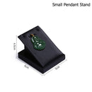 Black PU Leather Jewellery Ring Earrings Stand Holder Set Jewelry Pendant Necklace Chain Chokers Display Bust Bangle Organzier