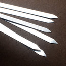 55cm 21.5" BBQ Skewers Long Handle Shish Kebab Barbecue Grill Stick Wood BBQ Fork Stainless steel Outdoors Grill Needle 6-12pcs