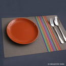 Home Decorative Table Mats PVC 45x30CM Table Placement Fashion Table Placemat Stain-resistant Table Pad Place Mat Set of 4PCS