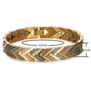 Rainso Health Care Magnetic Bracelet For Women Stainless Steel Bio Energy Bangle Bracelets Viking On Hand Fashion Girl Jewelry