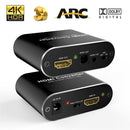 4K HDMI音频分离器5.1 4K 60Hz音频HDMI分离器 HDMI转光纤音频转换器 HDMI ARC 4K 适用于Xbox Series X