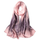 DANKEYISI 100% Natural Silk Scarf Women Silk Wraps Shawls and Scarves Hijabs Female Printed Beach Cover up Ladies Bandana 2019