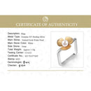 Lotus Fun Real 925 Sterling Silver Natural Pearl Handmade Fine Jewelry Square Ring Fresh Clover Flower Rings for Women Bijoux