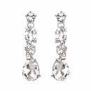 Delicate Women Austrian Crystal Jewelry Sets 16 Colors For Bridal Wedding Necklace And Earrings Sets Lady Party Fashion Jewelry