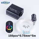 16W RGB Fiber Optic Star Light Ceiling Kit LED Lights Engine RF Touch Control 2m 3m 4m Optical Fiber Cable