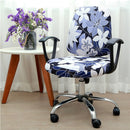 Office Stretch Chair Covers Anti-dirty Rotating Computer Seat Chair Cover Removable Slipcovers For Office Seat Chairs 2pcs/set