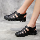 GKTINOO Women Sandals 2022 Summer Shoes Genuine Leather Covered Toe Soft Casual Walking Zapatos Mujer Plataforma Big Size 35-43