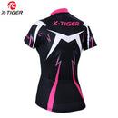 X-Tiger 女士骑行服 夏季短袖骑行服 山地透气自行车服 速干骑行服