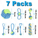 Cotton Rope Dog Interactive Toy  for Large Small Dogs Outdoor Teeth Clean Durable Dog Chew Ball Toys Labrador Juguete para Perro