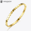 Enfashion Multilayer Cuff Bracelet Party Crystal Bangles Gold Color Stack Bracelets For Women Fashion Jewelry Wholesale 182004