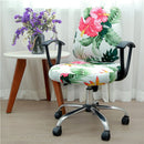 Office Stretch Chair Covers Anti-dirty Rotating Computer Seat Chair Cover Removable Slipcovers For Office Seat Chairs 2pcs/set
