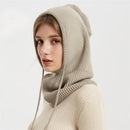 Xthree Cashmere Winter Knitted Hat Beanie Women Scarf Skullies Beanies Winter Hats For Women Men Cap Solid Bonnet Mask Brand Hat