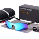 BARCUR Sports Eyewear Aluminium Sunglasses Men Polarized Sun glasses Women glasses Anti-Reflective shades oculos de sol feminino