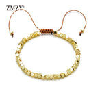 ZMZY New Fashion Minimalist Handmade Boho Bracelet Stone Hematite Beads Bracelet Jewelry Gift Friendship Women Accessories
